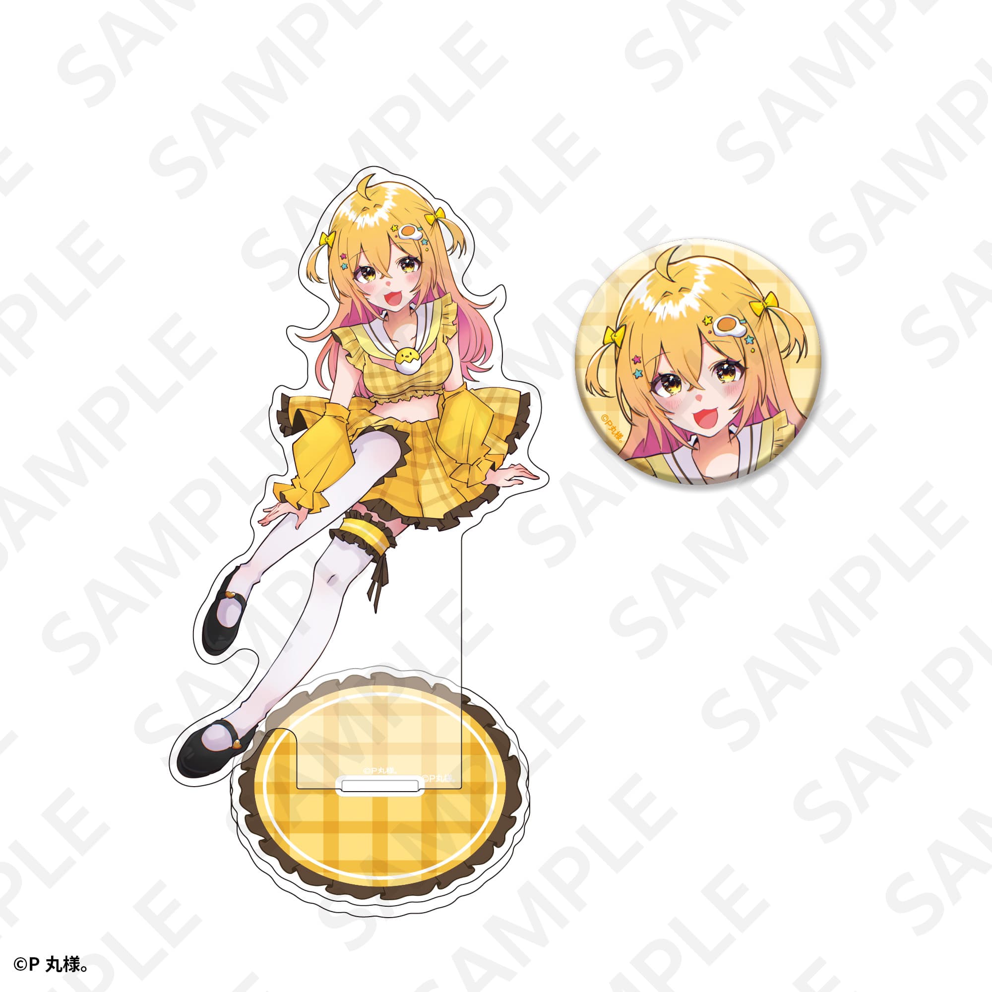 缶バッジ＆アクリルスタンド　アイドル衣装ｖｅｒ．