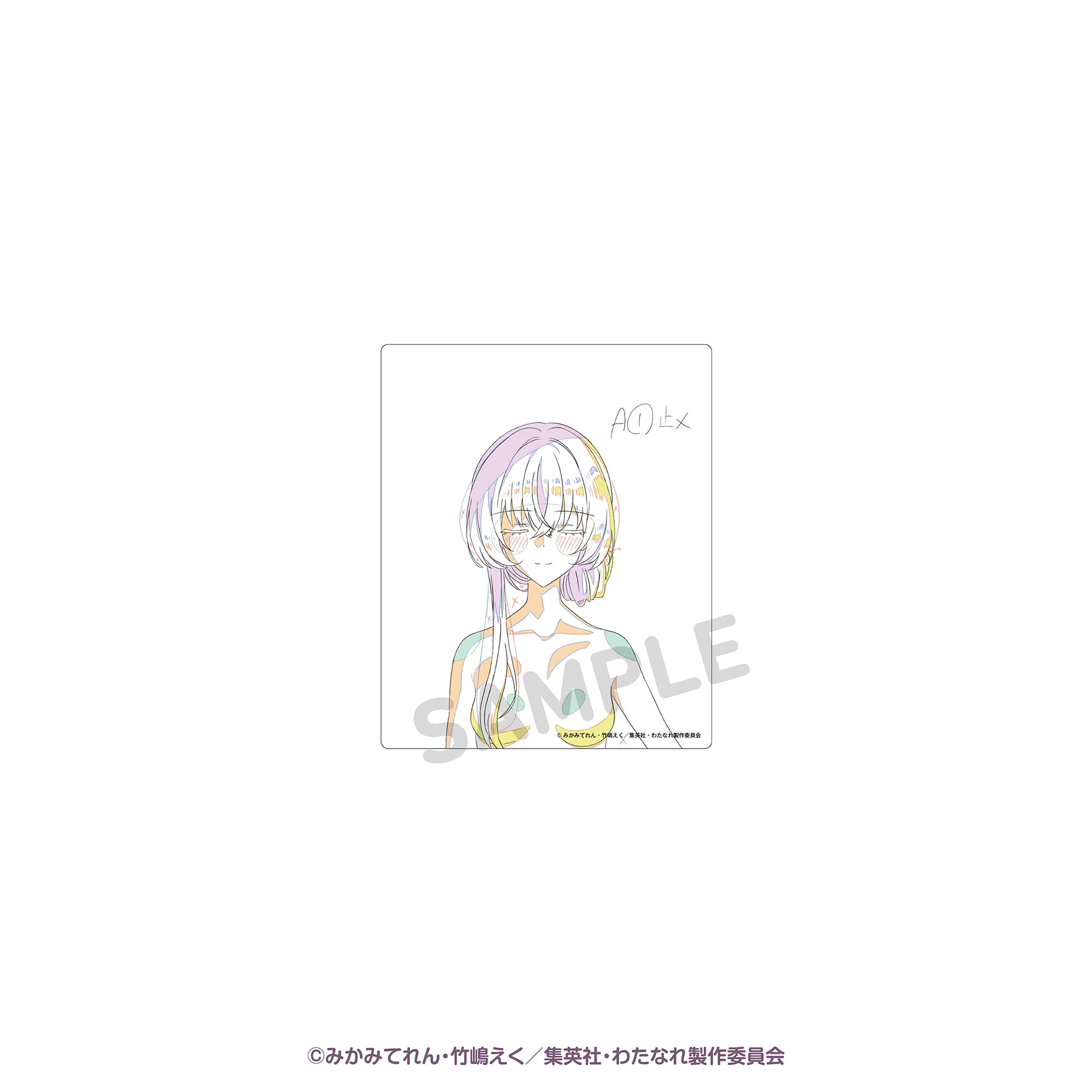 トレーディングアクリルカード（１０点セット） アニメ原画