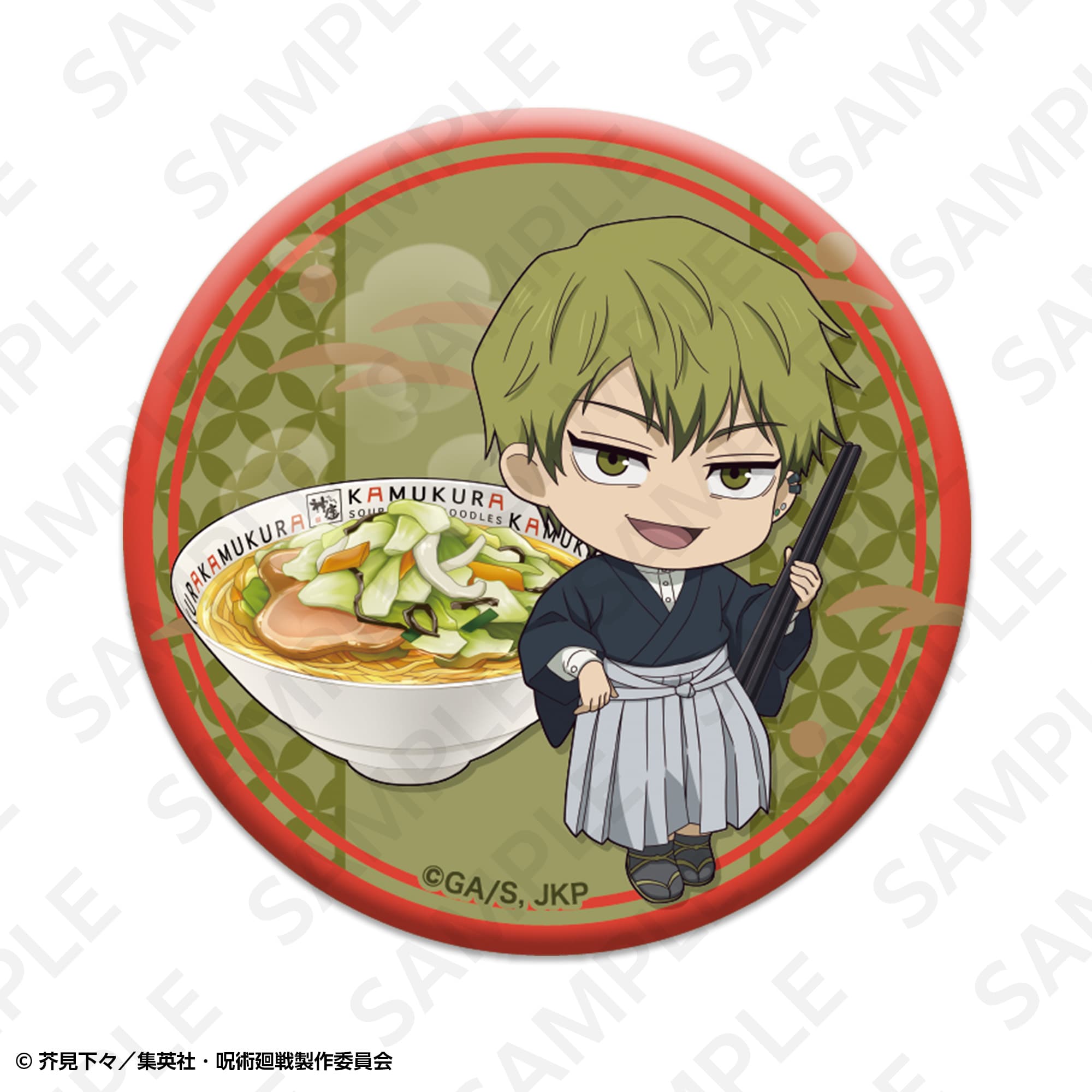 トレーディング描き起こし缶バッジＡセット　１セット／６個入