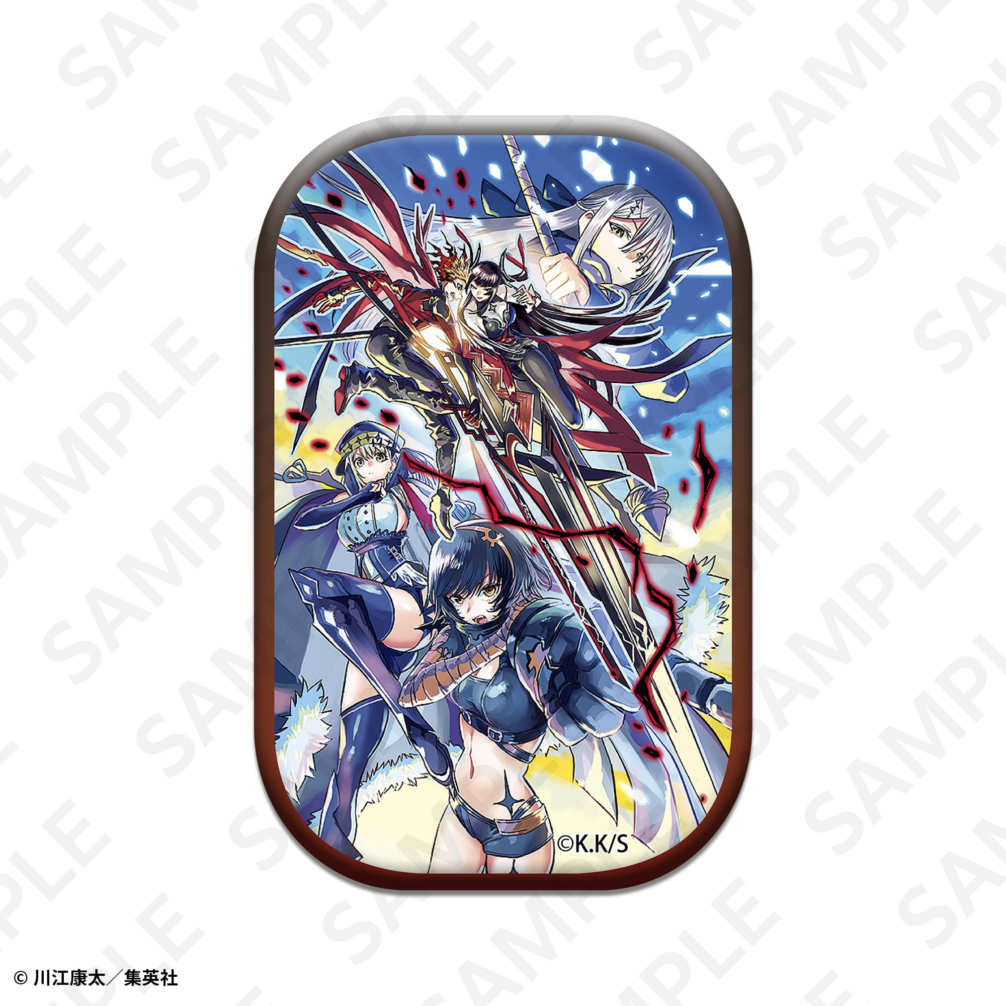 トレーディングスタンド付きスクエア缶バッジ　コンプリートセット