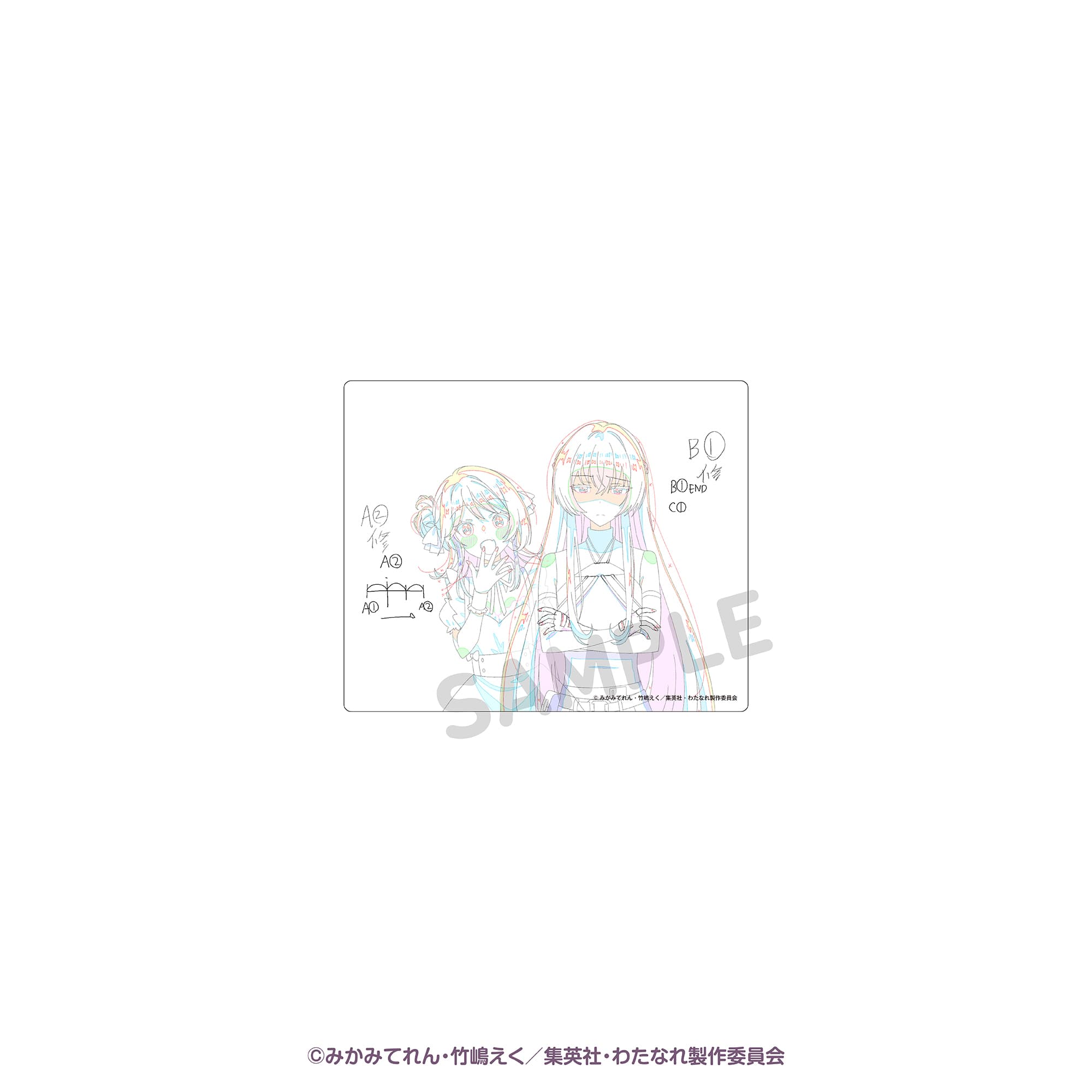トレーディングアクリルカード（１０点セット） アニメ原画　第２弾