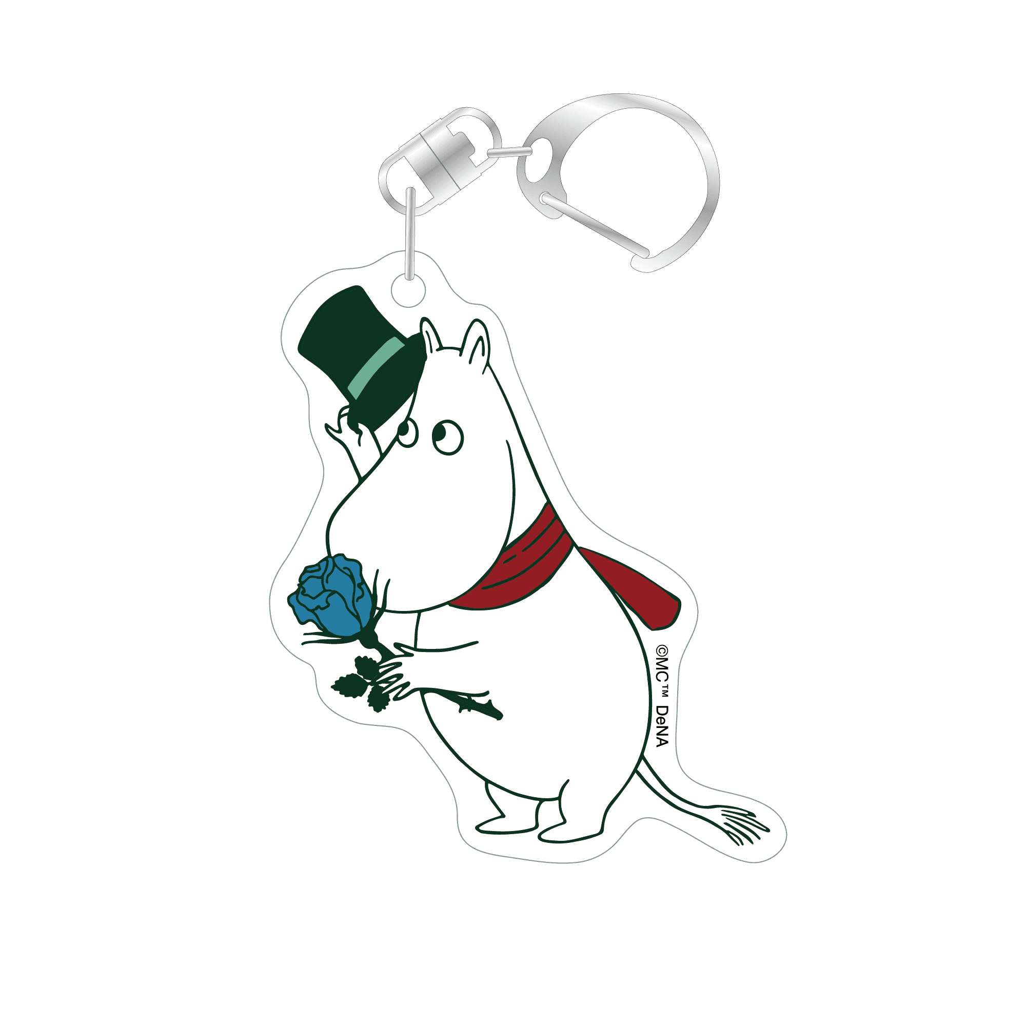 アクリルキーホルダー　ムーミンパパ