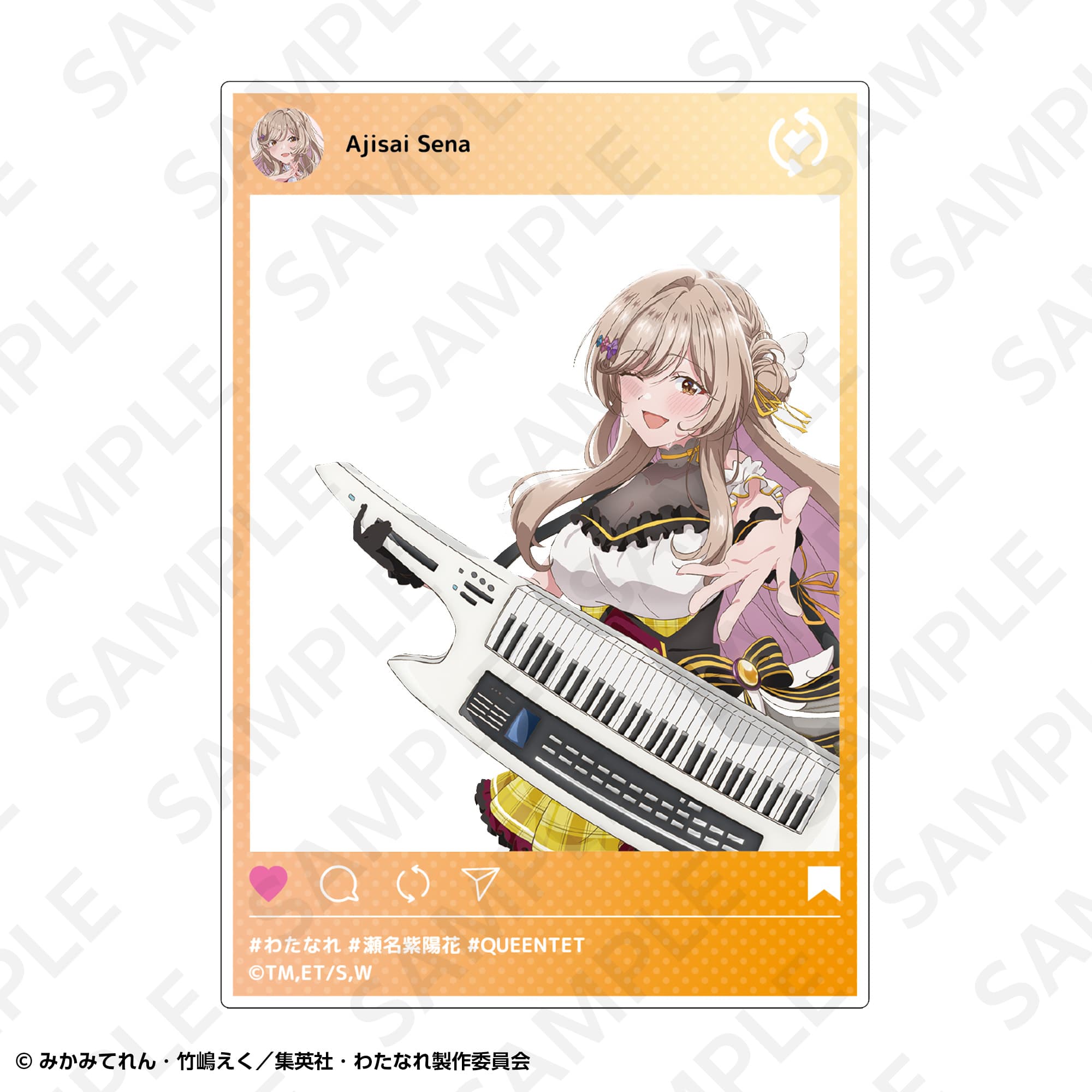 トレーディングアクリルカード　バンドＶｅｒ．