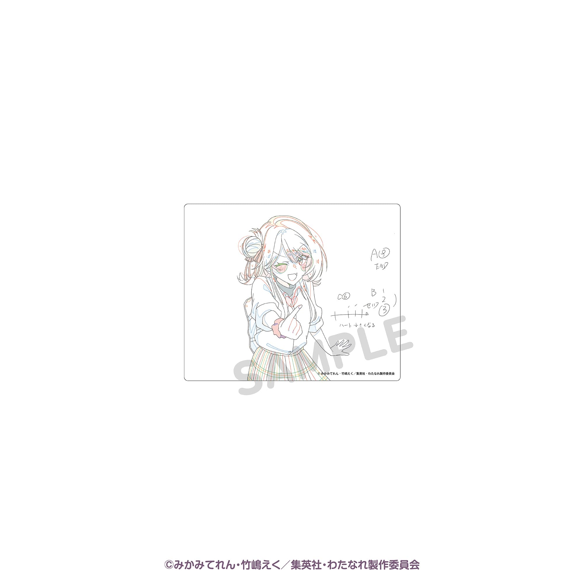 トレーディングアクリルカード（１０点セット） アニメ原画