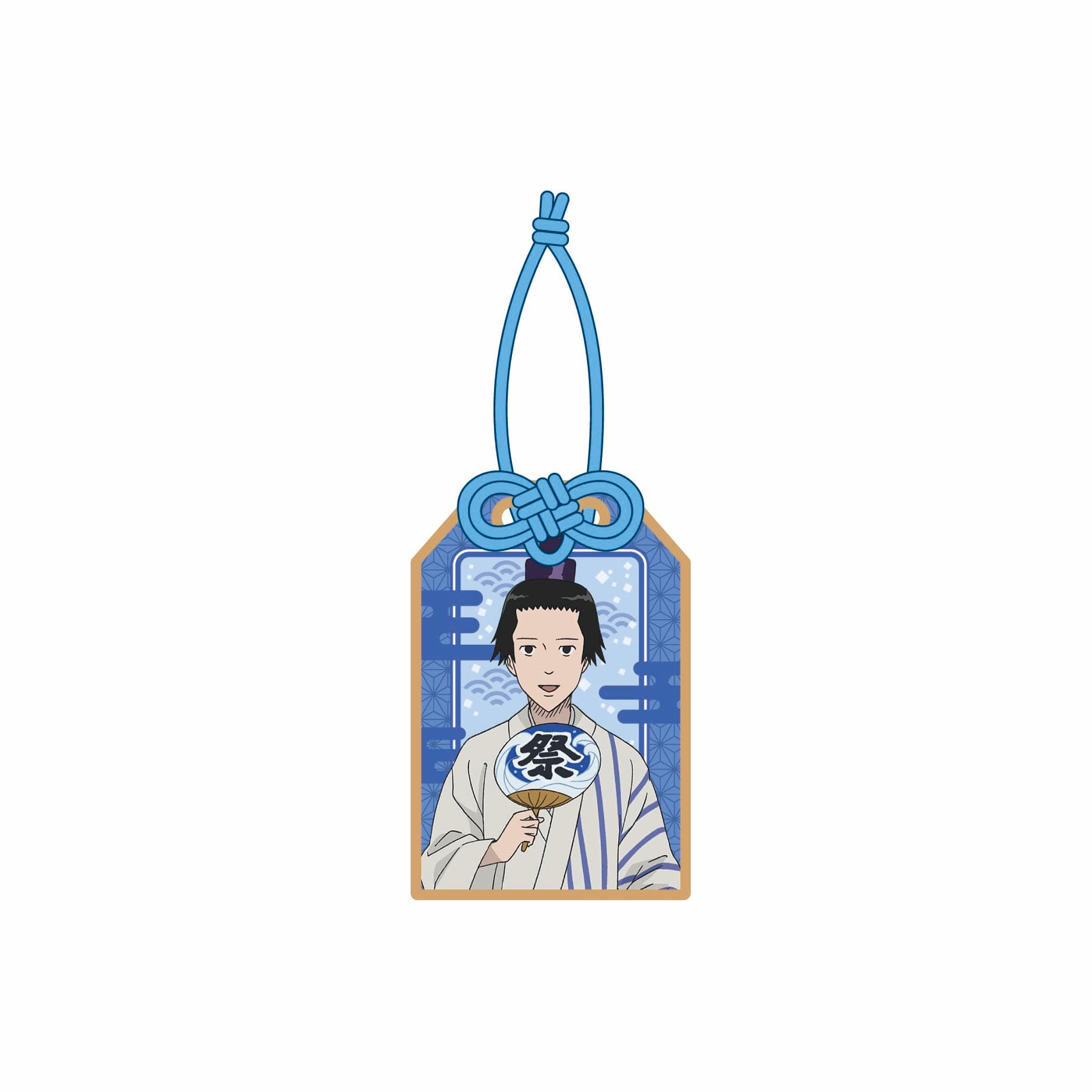 お守り型木製キーホルダー お祭りVer. 聖徳太子