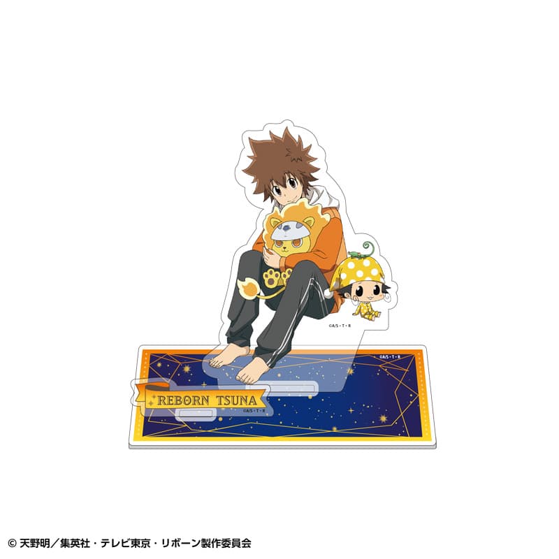 【事後通販】家庭教師ヒットマンREBORN! BIGアクリルスタンド 休日ver. リボーン&沢田綱吉