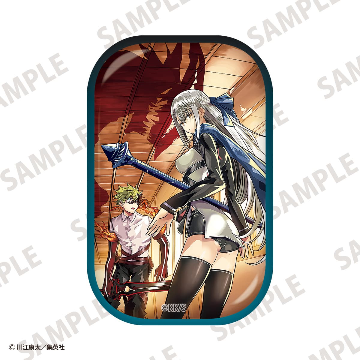 鵺の陰陽師　トレーディングスタンド付きスクエア缶バッジ　コンプリートセット