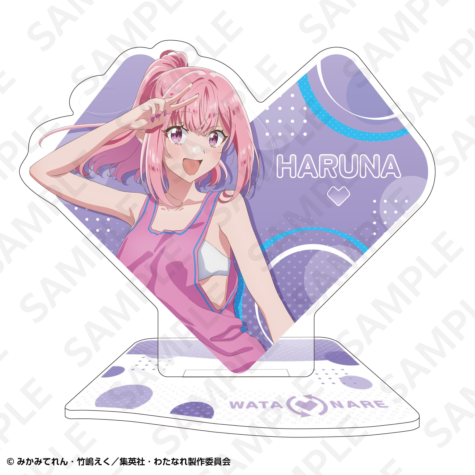 クリップ付きアクリルスタンド　甘織　遥奈