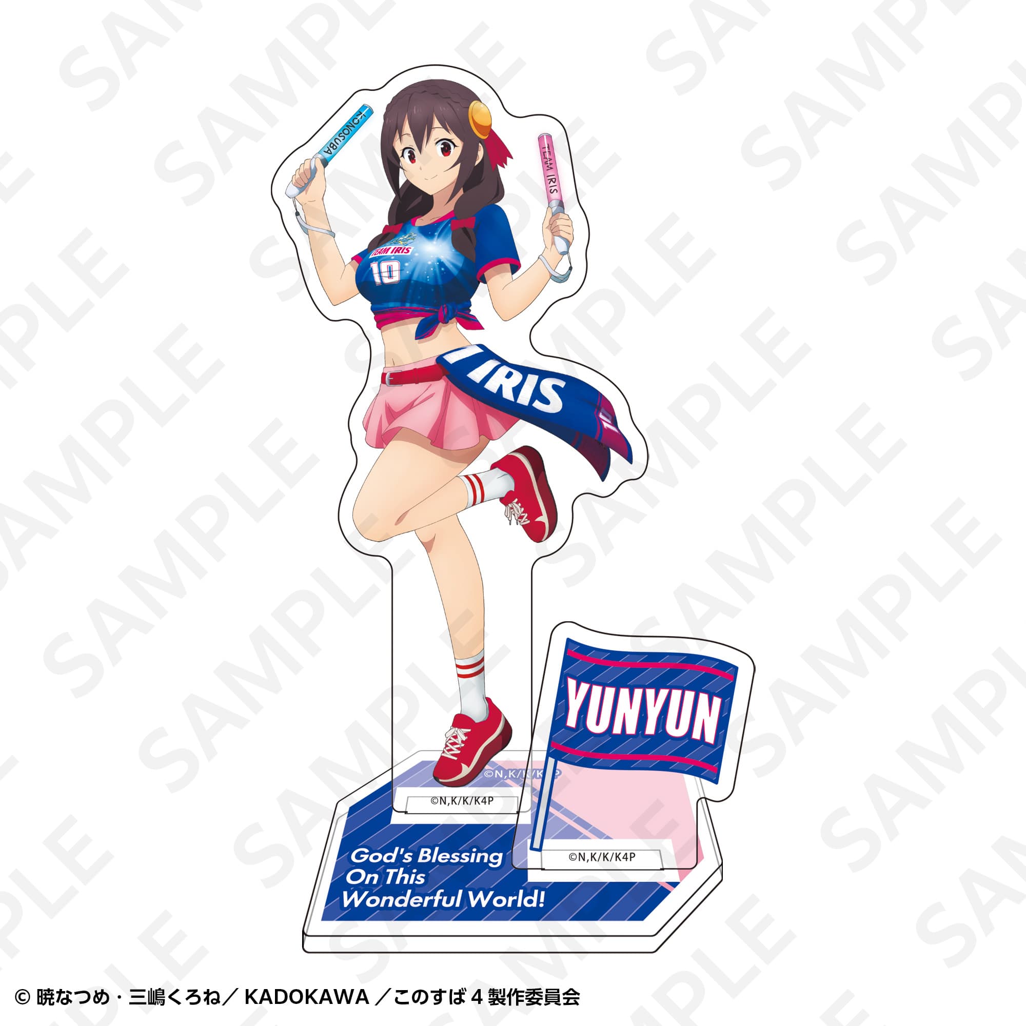 アクリルスタンド サッカーユニフォームver. ゆんゆん