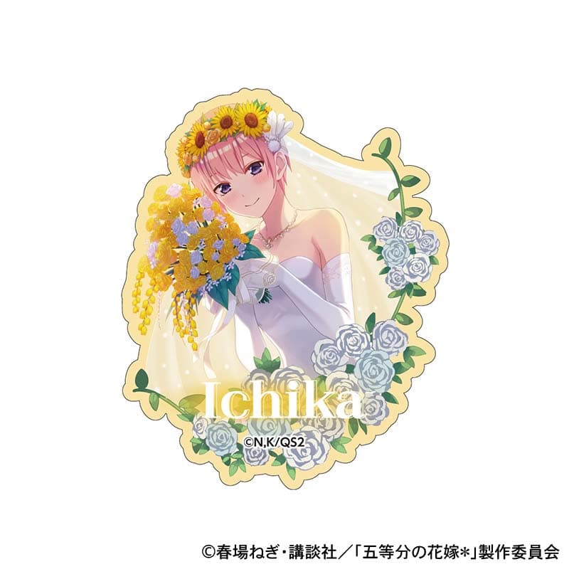 ウェディングドレス ダイカットステッカー 中野一花