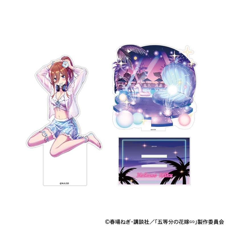 ナイトプール アクリルジオラマ 中野三玖