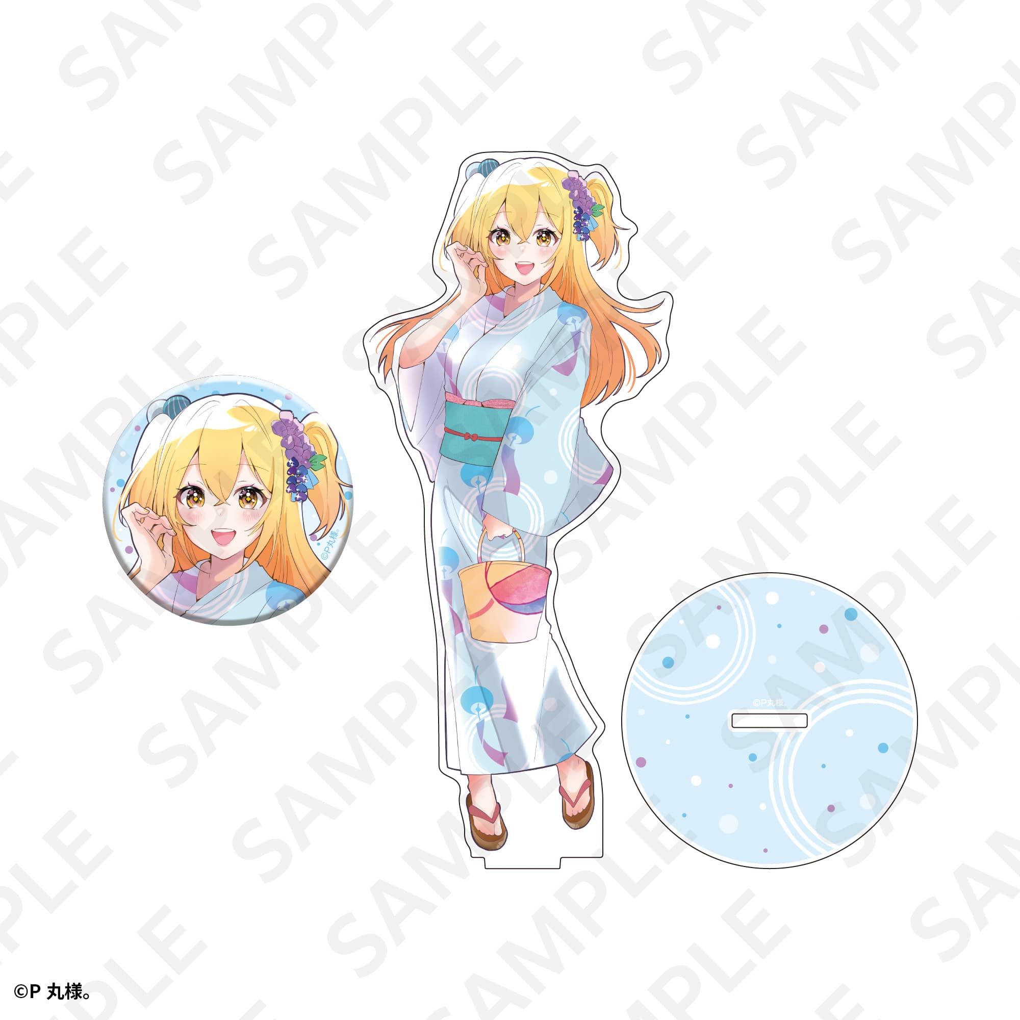 缶バッジ&アクリルスタンド 浴衣ver.