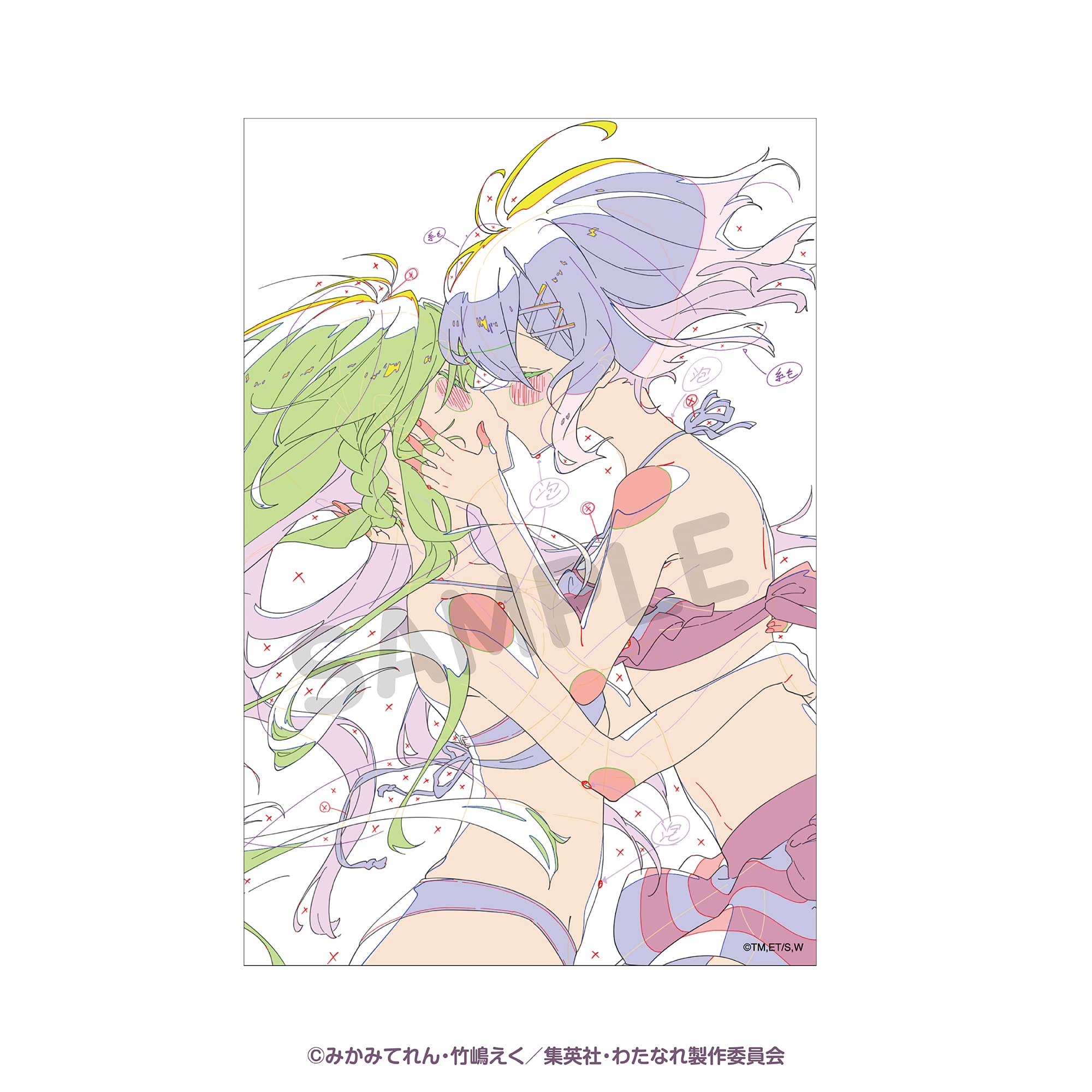 A6ミニアクリルボード アニメ原画E