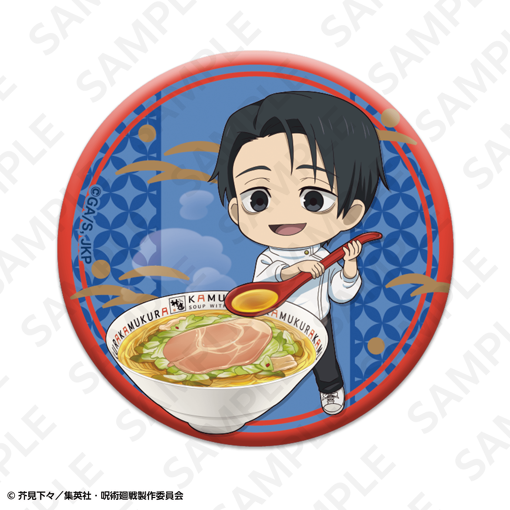 トレーディング描き起こし缶バッジBセット 1セット/6個入