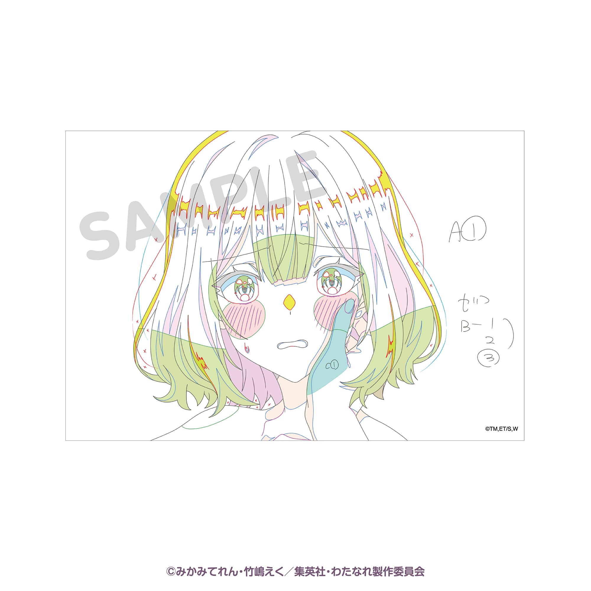A6ミニアクリルボード アニメ原画A