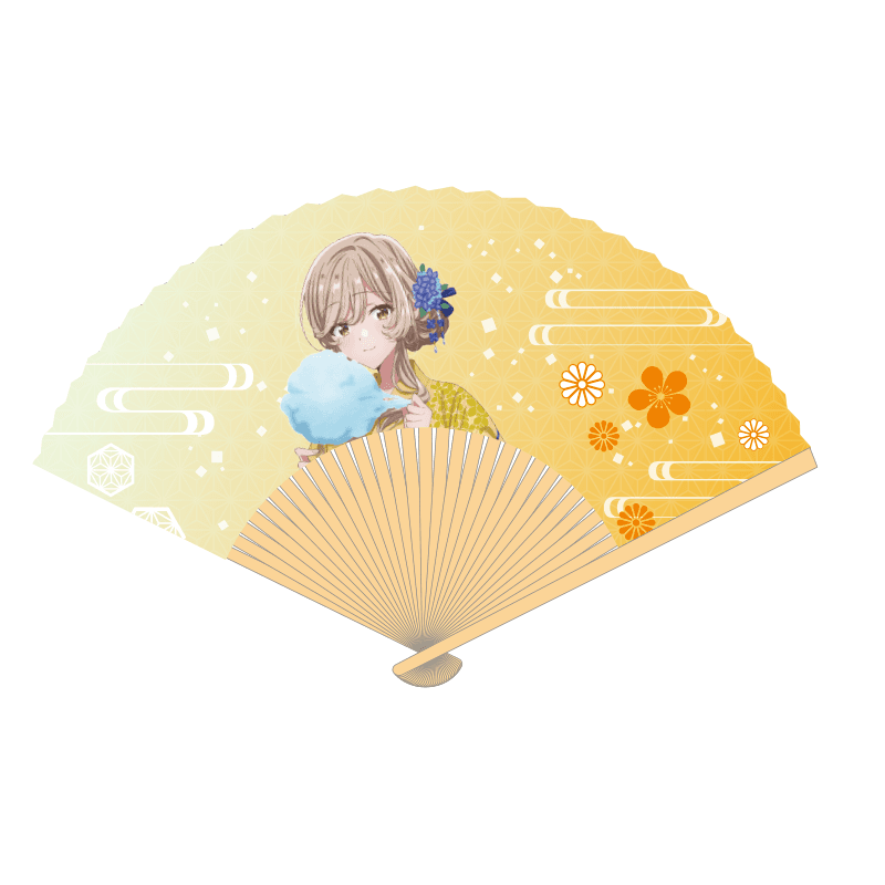 扇子 紫陽花 浴衣Ver.